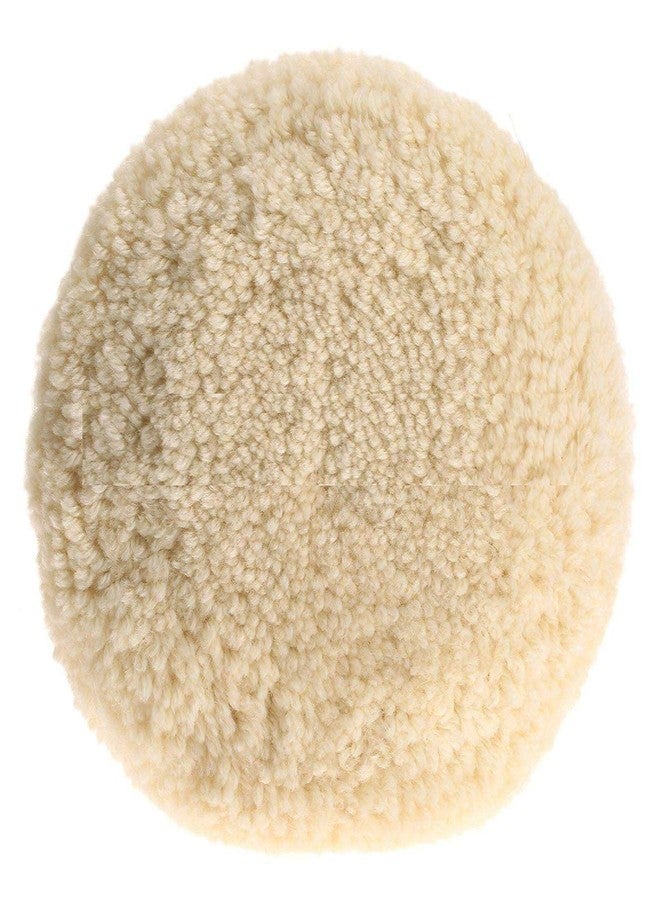 دي آي واي كرافتس مجموعة أدوات تلميع السيارات اليدوية، 4 قطع، لون أبيض كريمي، 7 بوصات، وسادة صوف ناعمة لاصقة، طقم تلميع وتنظيف الأرضيات والأثاث والزجاج والسيارات والفولاذ وأدوات المائدة (عبوة من 4 قطع، لون أبيض كريمي) - Image 1